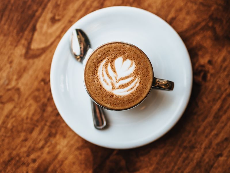 Coffee being served at BeanSpark Singapore café
